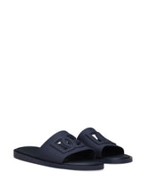 Logo-embossed cut-out slides